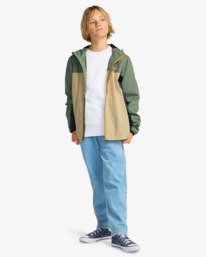 1 Transport - Windbreaker-Jacke f&uuml;r Jungen 8-16 Schwarz EBBJK03011 Billabong