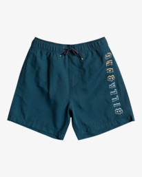 0 All Day Heritage Layback - Board Shorts for Boys 8-16 Blue EBBJV00103 Billabong