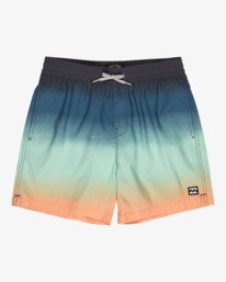 0 All Day Fade Layback 14" - Swim Shorts for Boys 8-16 Green EBBJV00112 Billabong