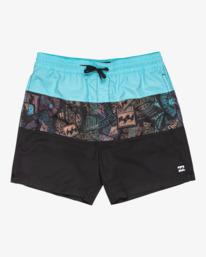 0 Tribong 14" - Swim Shorts for Boys 8 - 16 Black EBBJV00123 Billabong