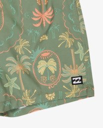 2 Vacay Layback - Swim Shorts for Boys 8-16 Green EBBJV00131 Billabong