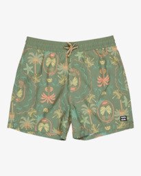0 Vacay Layback - Swim Shorts for Boys 8-16 Green EBBJV00131 Billabong