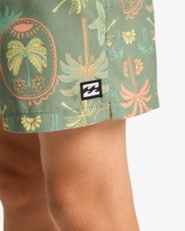 6 Vacay Layback - Swim Shorts for Boys 8-16 Green EBBJV00131 Billabong