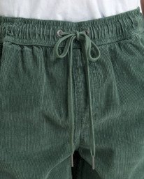 4 Larry Cord - E-Waist Trousers for Boys 8-16 Green EBBNP03005 Billabong