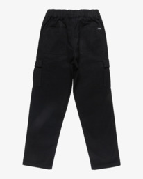 6 Larry Cargo - Hose mit elastischer Taille für Jungen 8-16 Schwarz EBBNP03007 Billabong