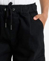 4 Larry Cargo - Hose mit elastischer Taille für Jungen 8-16 Schwarz EBBNP03007 Billabong