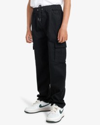 3 Larry Cargo - Hose mit elastischer Taille für Jungen 8-16 Schwarz EBBNP03007 Billabong