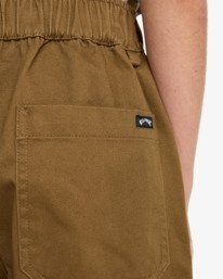 3 Larry Cargo - Pantalon cargo taille élastique pour Garçon 8-16 ans Marron EBBNP03007 Billabong