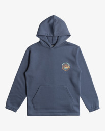 0 Compass - Sweatshirt com capuz para Rapazes 8-16 Azul EBBSF00121 Billabong