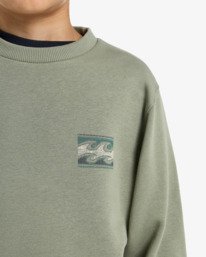 3 Foundation Cr - Rundhals-Sweatshirt für Jungen 8-16 Grün EBBSF00131 Billabong