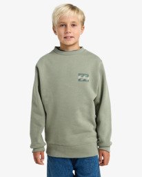 0 Foundation Cr - Rundhals-Sweatshirt für Jungen 8-16 Grün EBBSF00131 Billabong
