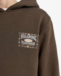 3 Foundation Po - Kapuzenpulli für Jungen 8-16 Braun EBBSF00132 Billabong