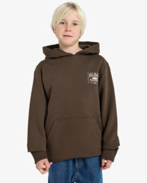 0 Foundation Po - Kapuzenpulli für Jungen 8-16 Braun EBBSF00132 Billabong