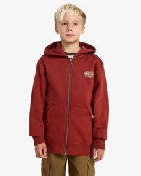 0 Foundation - Pullover Hoodie for Boys 8-16 Red EBBSF00134 Billabong