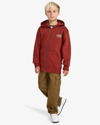 1 Foundation - Pullover Hoodie for Boys 8-16 Red EBBSF00134 Billabong