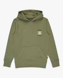 6 Foundation - Sweatshirt com capuz para Rapazes 8-16 Verde EBBSF00141 Billabong
