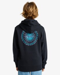 2 Foundation - Sweatshirt com capuz para Rapazes 8-16 Preto EBBSF00141 Billabong