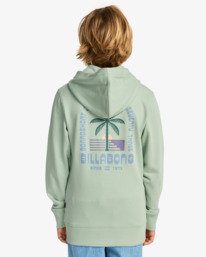 2 Foundation - Sweatshirt com capuz para Rapazes 8-16 Verde EBBSF00141 Billabong