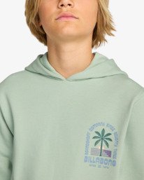 4 Foundation - Sweatshirt com capuz para Rapazes 8-16 Verde EBBSF00141 Billabong