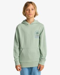 0 Foundation - Sweatshirt com capuz para Rapazes 8-16 Verde EBBSF00141 Billabong