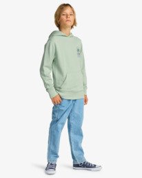 1 Foundation - Sweatshirt com capuz para Rapazes 8-16 Verde EBBSF00141 Billabong