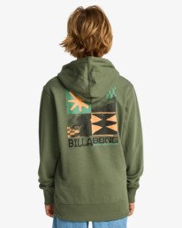 2 Foundation - Sweatshirt com capuz para Rapazes 8-16 Verde EBBSF00141 Billabong
