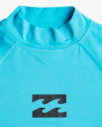 2 Waves All Day - Lycra manches longues UPF 50 pour Gar&ccedil;on 8-16 ans Bleu EBBWR00100 Billabong