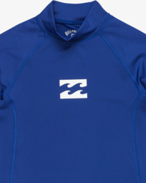 2 Waves All Day - Short Sleeve Rash Vest for Boys 8-16 Purple EBBWR00101 Billabong