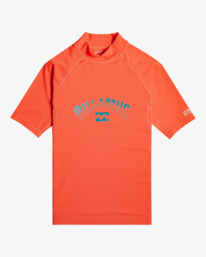 0 Arch - Lycra manches courtes pour Garçon 8-16 ans Orange EBBWR00103 Billabong