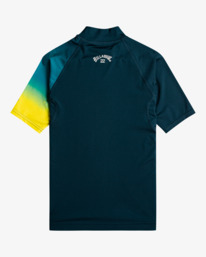 1 Fading Cutback - Rash Vest met Korte Mouw voor Jongens 8-16 Blue EBBWR00104 Billabong