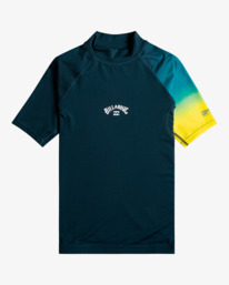 0 Fading Cutback - Rash Vest met Korte Mouw voor Jongens 8-16 Blue EBBWR00104 Billabong