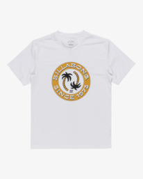 0 BBTV Boys - Surf T-shirt met Korte Mouw voor Jongens 8-16 White EBBWR03005 Billabong