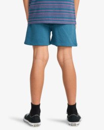 2 Arch 15" - Elastic Waist Walkshorts for Boys 8 - 16 Blue EBBWS00110 Billabong