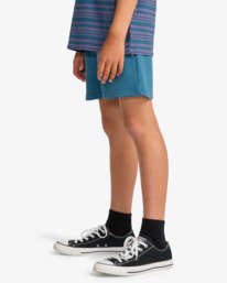 1 Arch 15" - Elastic Waist Walkshorts for Boys 8 - 16 Blue EBBWS00110 Billabong