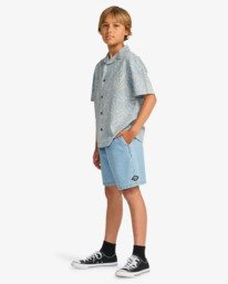 1 Larry - Short de Pana para Chicos 10 - 16 Azul EBBWS00111 Billabong