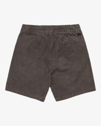 1 Larry - Elastic Waist Walkshorts for Boys 10 - 18 Black EBBWS00112 Billabong