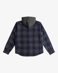 1 Coastline Flannel - Sherpa Overshirt met Lange Mouw voor Jongens 8-16 Blue EBBWT03000 Billabong