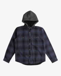 0 Coastline Flannel - Sherpa Overshirt met Lange Mouw voor Jongens 8-16 Blue EBBWT03000 Billabong