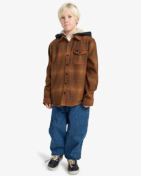 1 Furnace Bonded - Camicia in felpa da Ragazzo 8-16 Brown EBBWT03001 Billabong