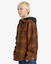3 Furnace Bonded - Camicia in felpa da Ragazzo 8-16 Brown EBBWT03001 Billabong