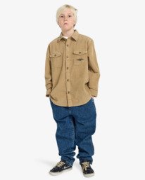 1 Bong Days - Long Sleeve Shirt for Boys 8-16 Beige EBBWT03002 Billabong