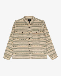 5 Offshore Jacquard Flannel - Flannel Shirt for Boys 8-16 Green EBBWT03003 Billabong
