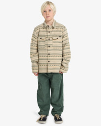 1 Offshore Jacquard Flannel - Flannel Shirt for Boys 8-16 Green EBBWT03003 Billabong