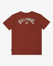 1 Arch Wave - Short Sleeve T-Shirt for Boys 8-16 Red EBBZT00101 Billabong