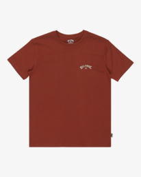 0 Arch Wave - Short Sleeve T-Shirt for Boys 8-16 Red EBBZT00101 Billabong