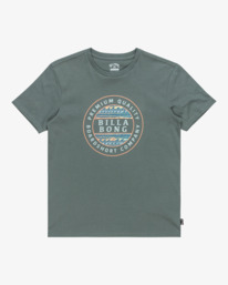 0 Rotor Fill - Short Sleeves T-Shirt for Boys 8 - 16 Green EBBZT00147 Billabong