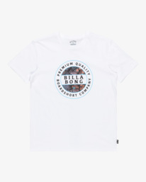 0 Rotor Fill - Short Sleeves T-Shirt for Boys 8 - 16 White EBBZT00147 Billabong