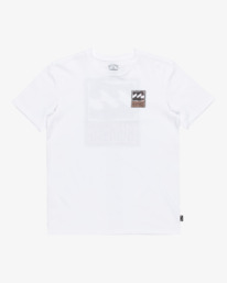 0 Stamp - Short Sleeves T-Shirt for Boys 8 - 16 White EBBZT00149 Billabong