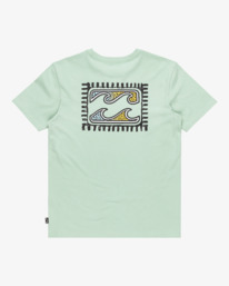 1 Crayon Wave - Short Sleeves T-Shirt for Boys 8 - 16 Blue EBBZT00151 Billabong