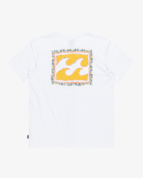 1 Crayon Wave - Short Sleeves T-Shirt for Boys 8 - 16 White EBBZT00151 Billabong